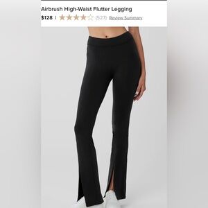 Alo Airbrush high waisted flutter leggings